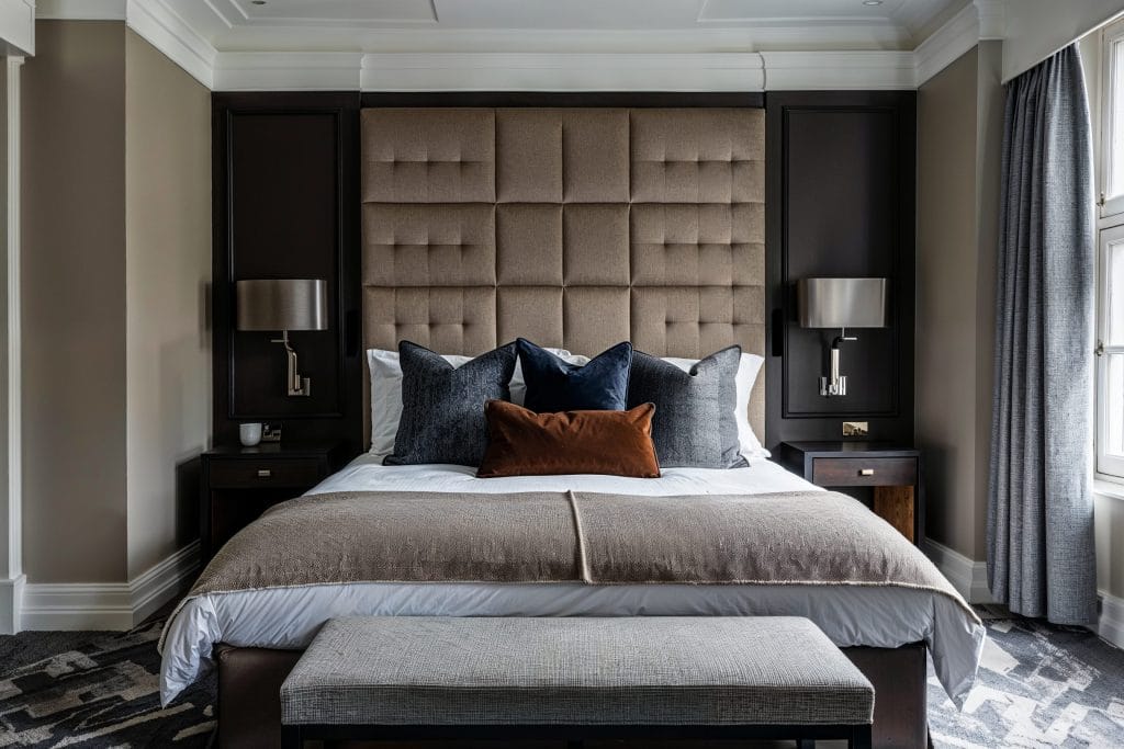 Bedroom essentials in a contemporary interior by Decorilla