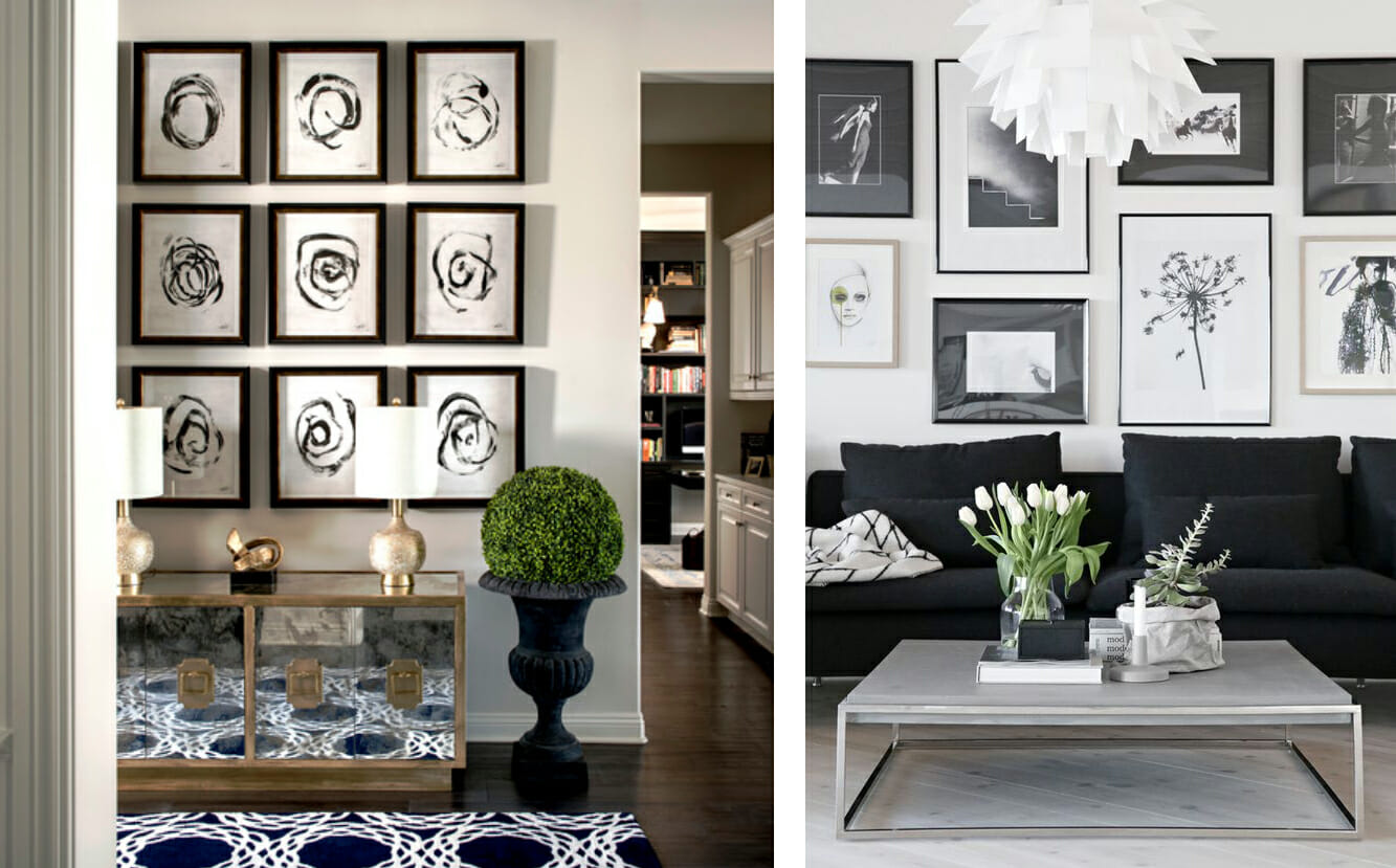 Classic and Chic: Black and White Living Room Decor - Decorilla