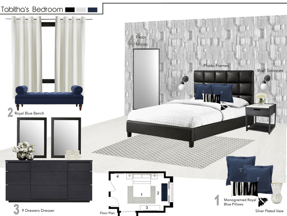 contemporary online bedroom design