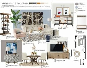 Before & After: Modern Online Living Room Design - Decorilla Online ...