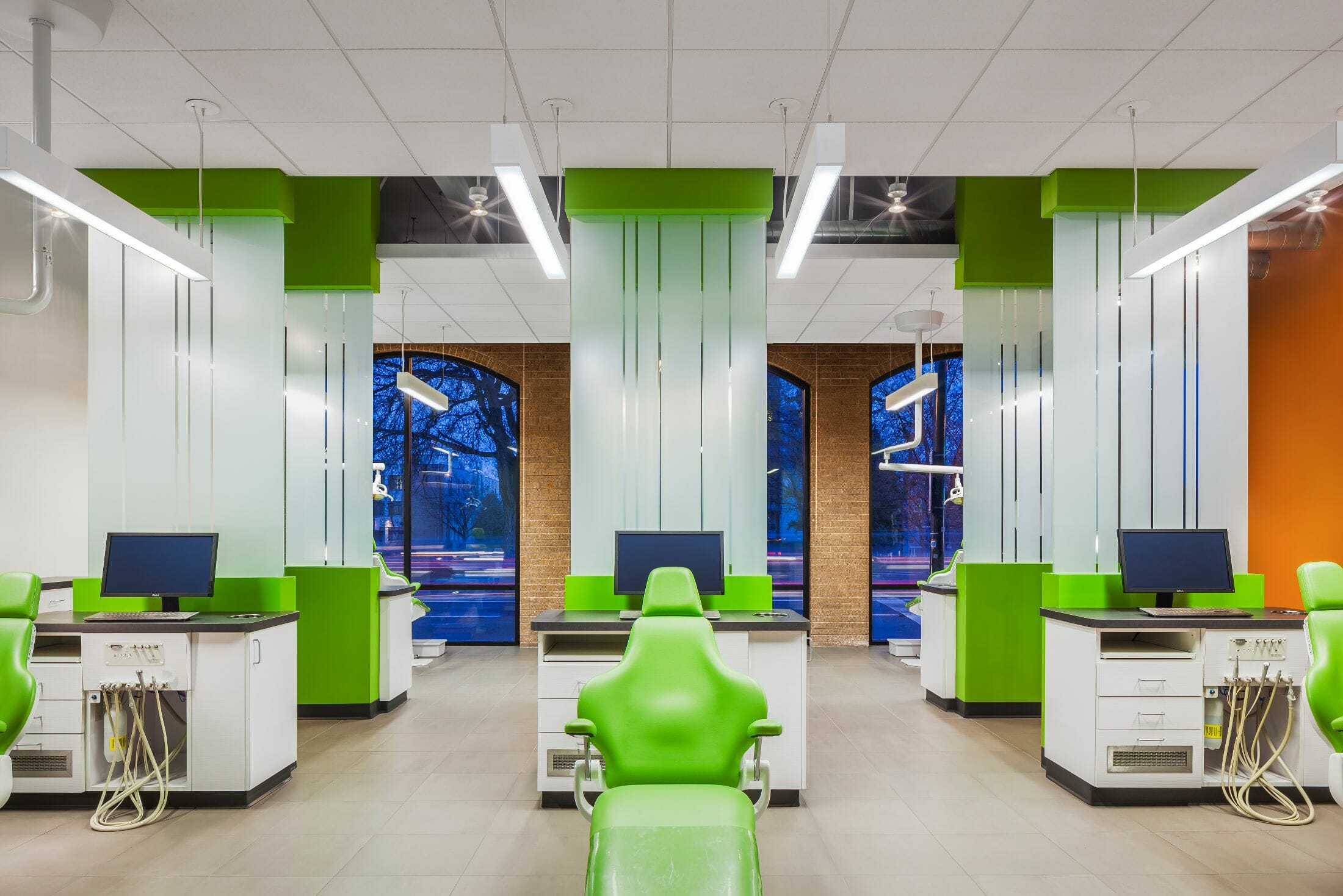 Dental Office Interior Design Joe Architect Happy Teeth Patient Treatment Area 