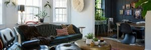 eclectic studio apartment online design