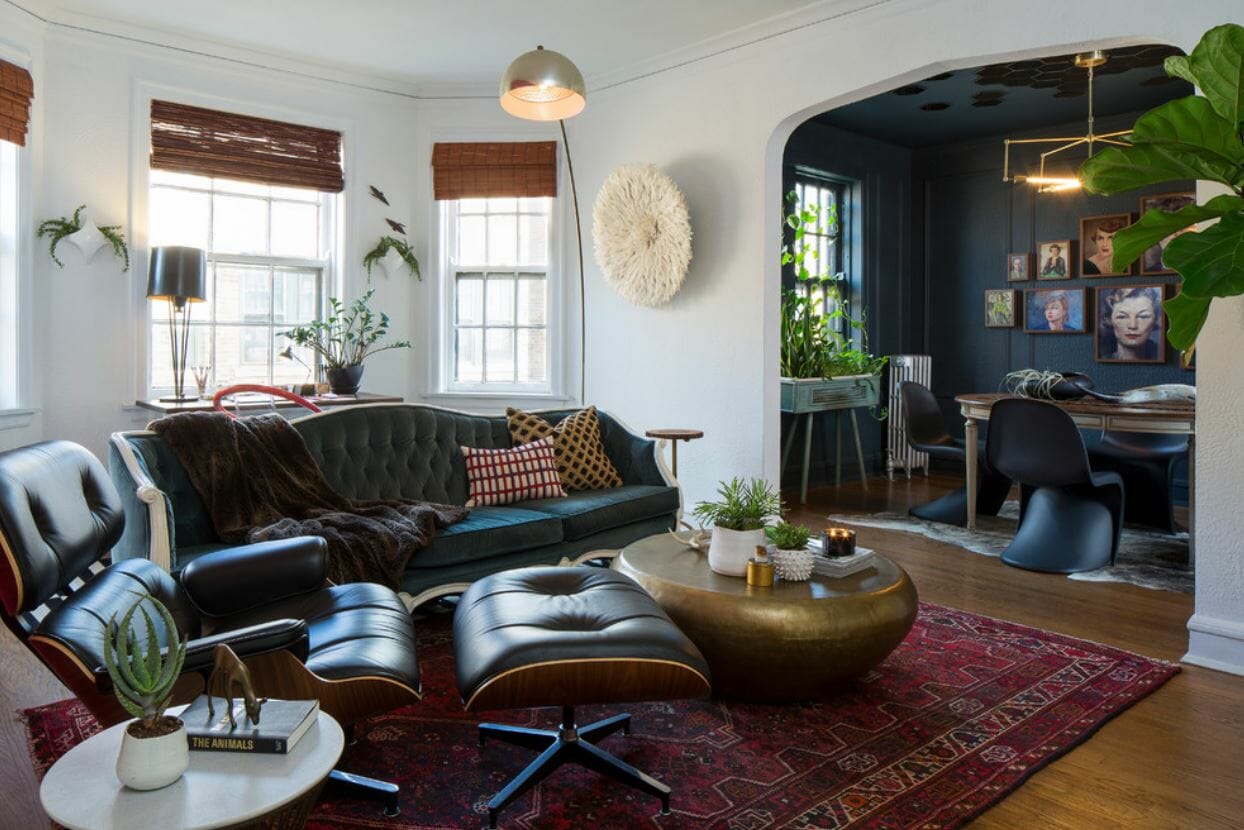 Before & After: Eclectic Studio Apartment Design Online