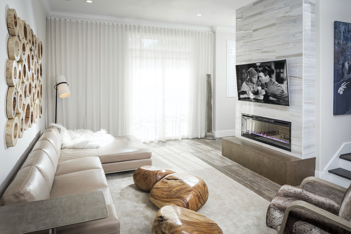 Contemporary living room interior design orlando - morrone interiors