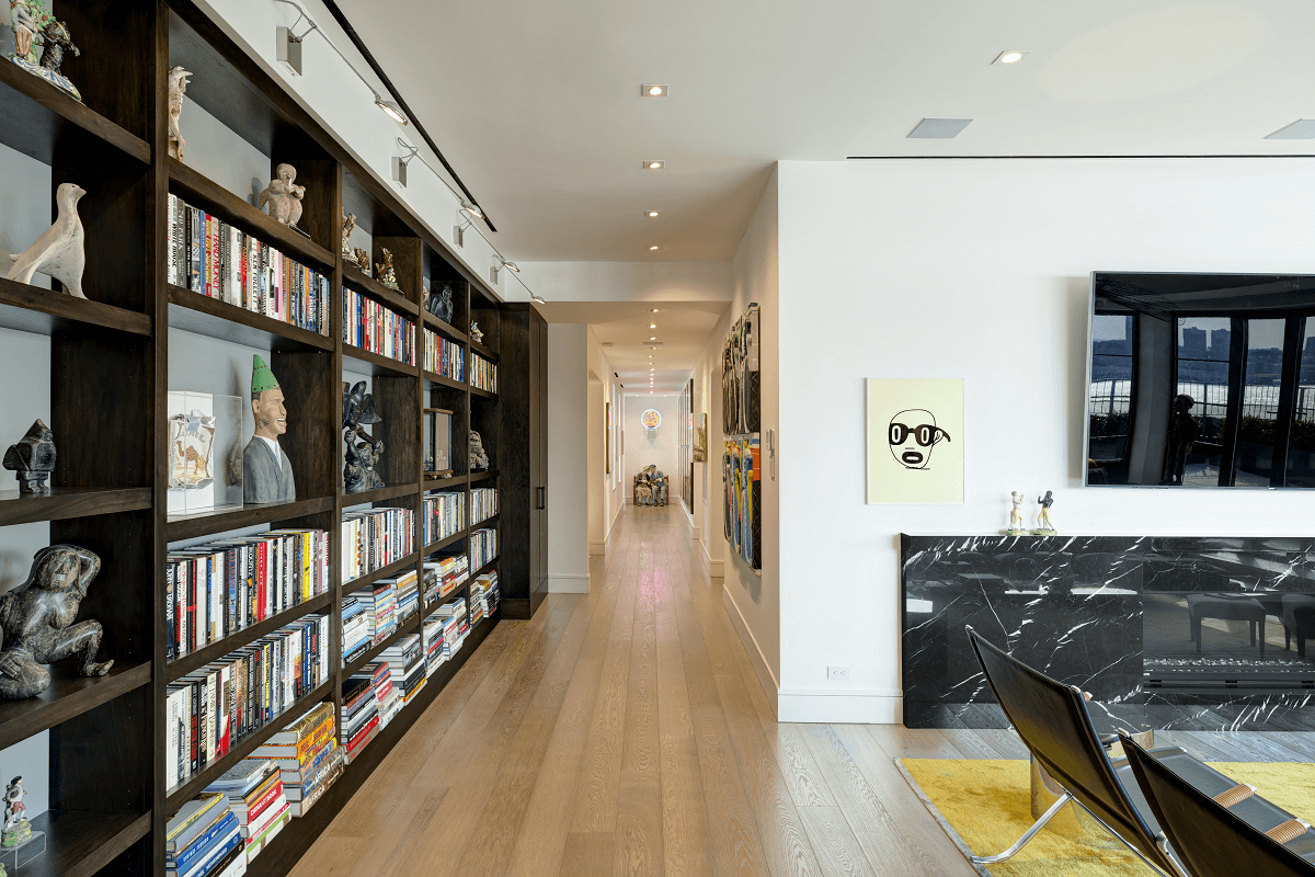 colorful hallway interior design