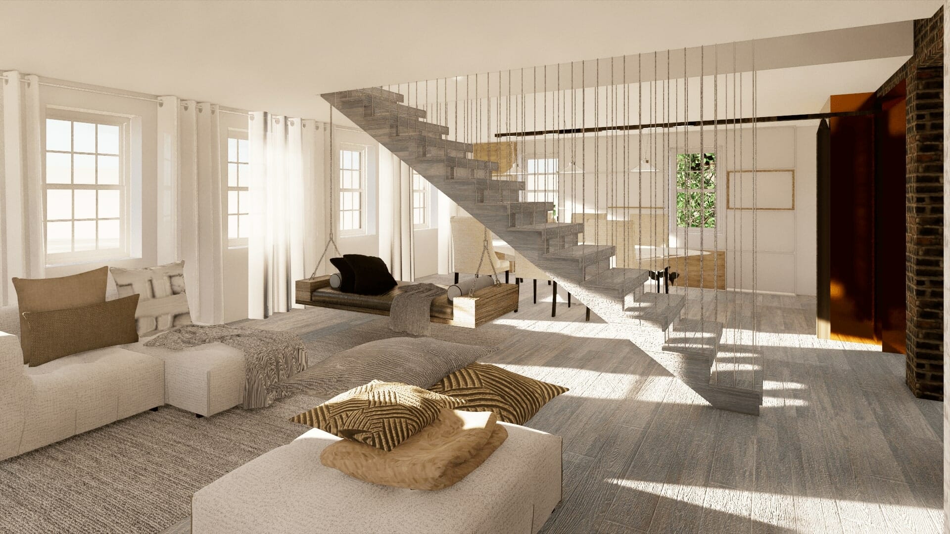Contemporary living room by top Boston interior decorator Nedith W