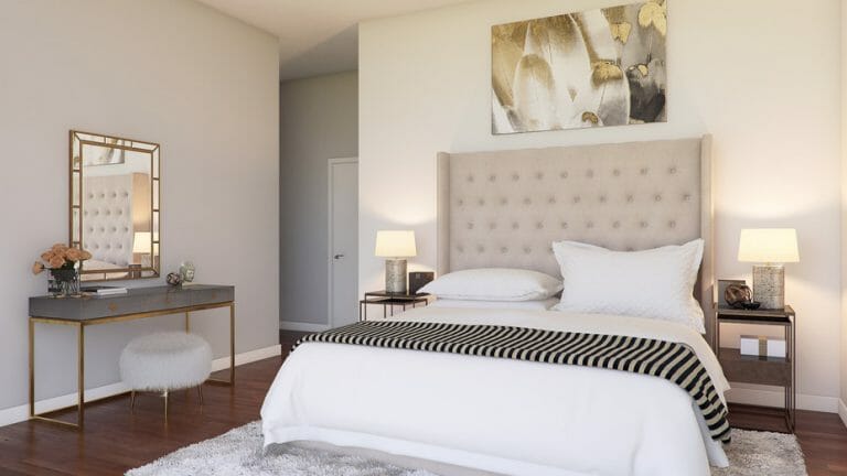 View of Before & After: Sleek and Modern Apartment Design - Decorilla Online ...
