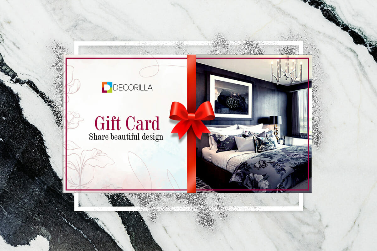 Best home decor gifts - decorilla interior design gift card