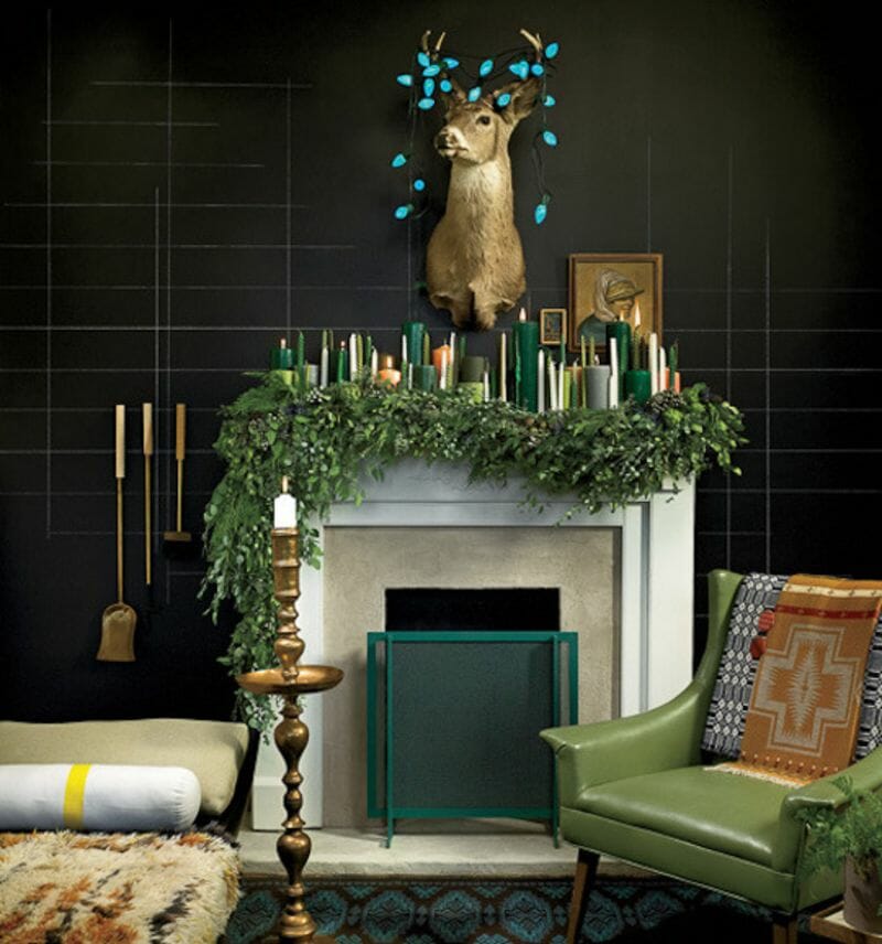 holiday decor trends candle
