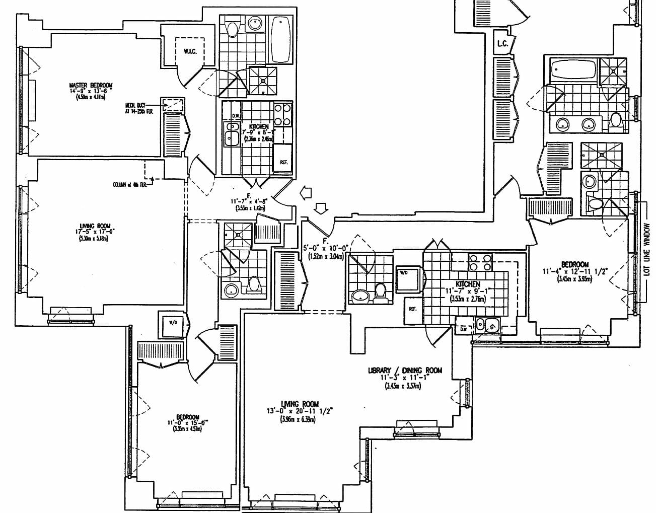 luxury apartment floor plan