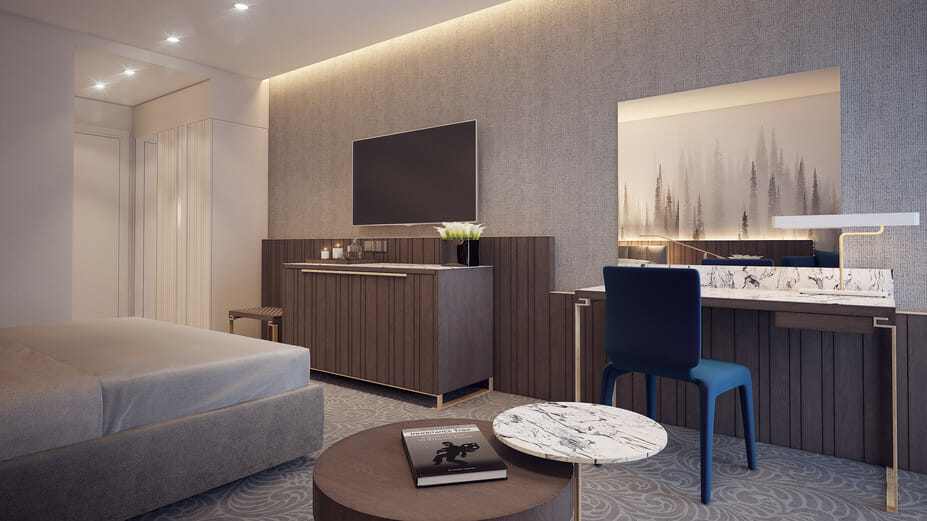 luxury boutique hotel interior design online