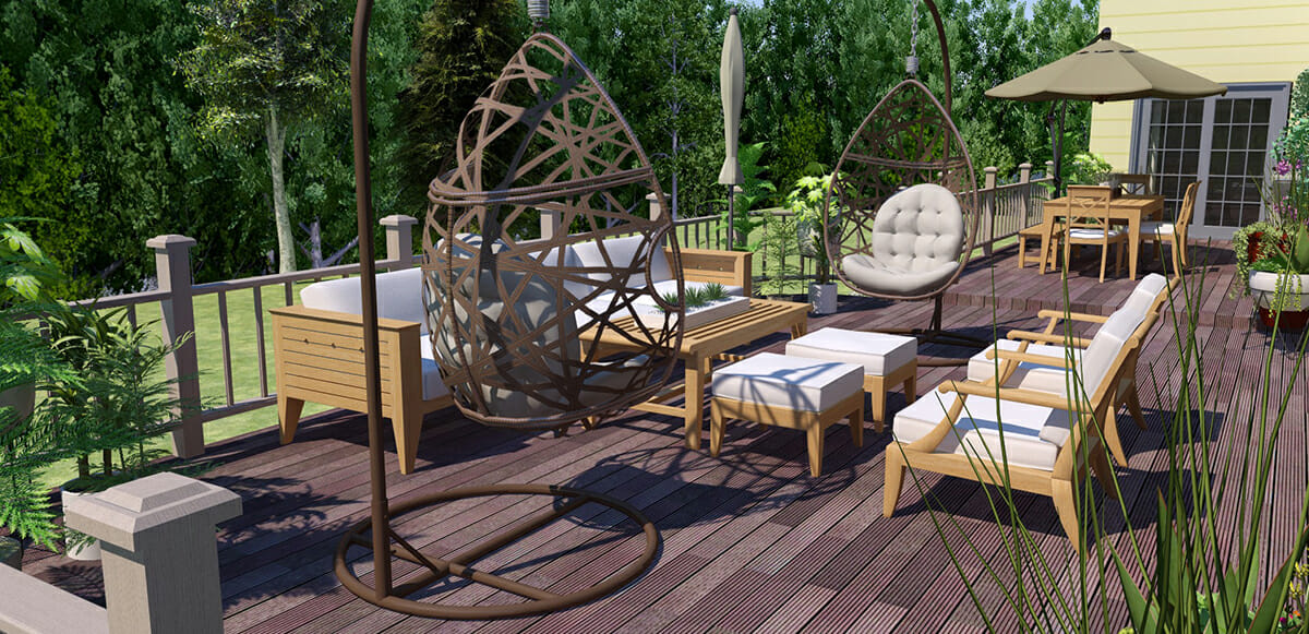 online interior designer spotlight outdoor lounge