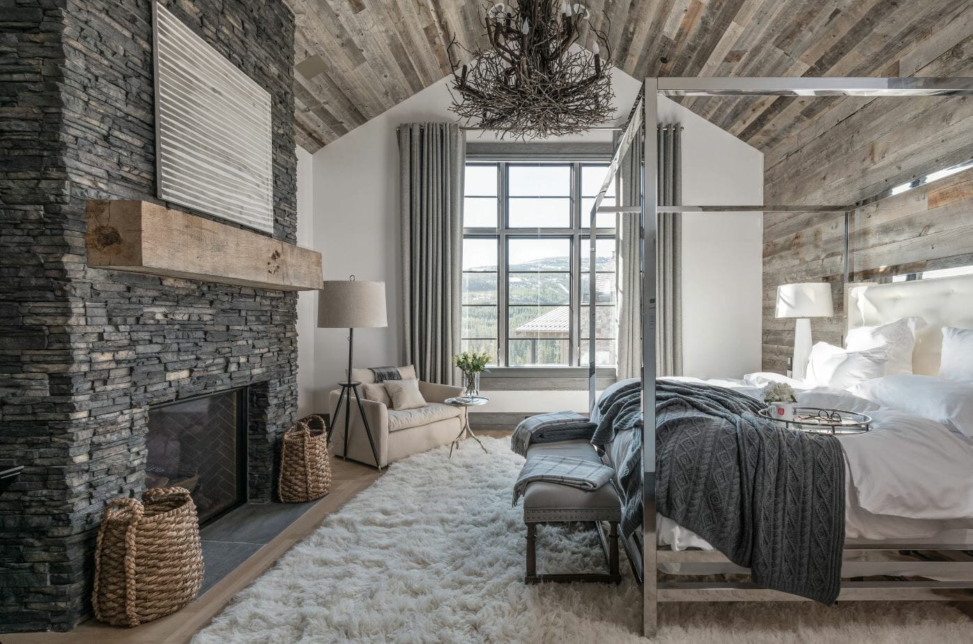 Modern Rustic Beds