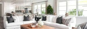 modern home interior design with rustic farmhouse features