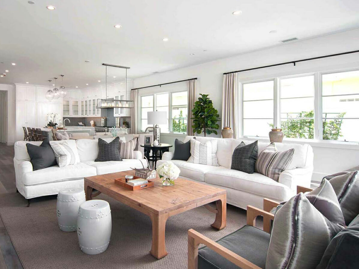 Before & After Open Concept Modern Home Interior Design Decorilla