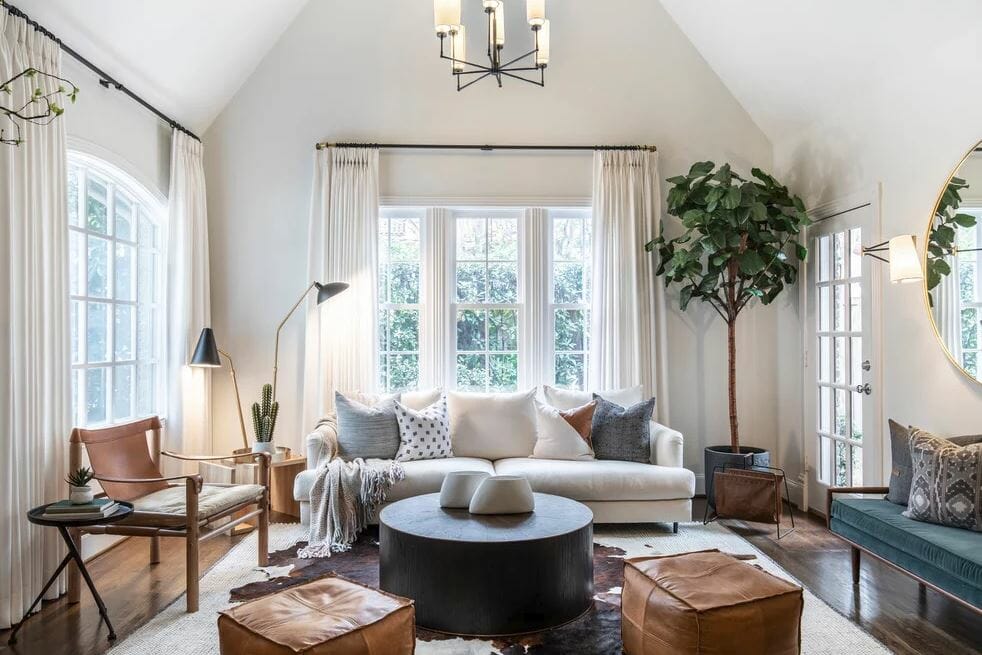 living room online interior design feature