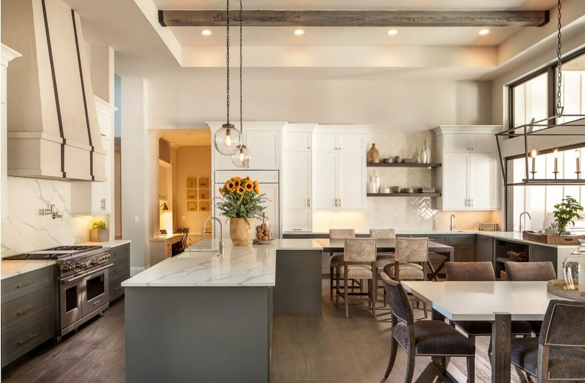 Modern farmhouse kitchen portland interior design