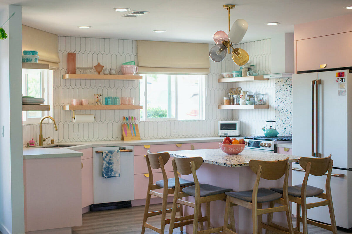 Pastel kitchen by top portland interior designers mackenzie collier