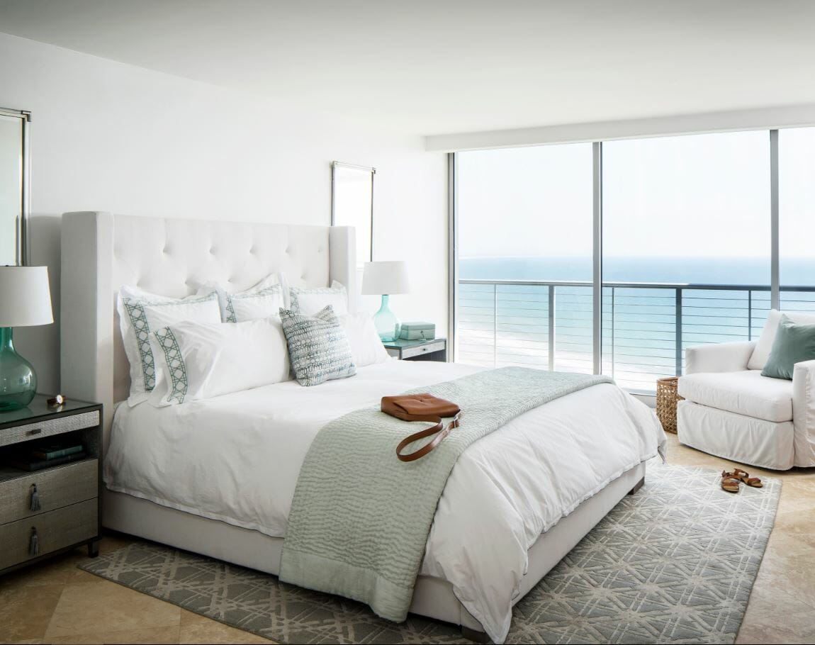 coastal bedroom by Corine M