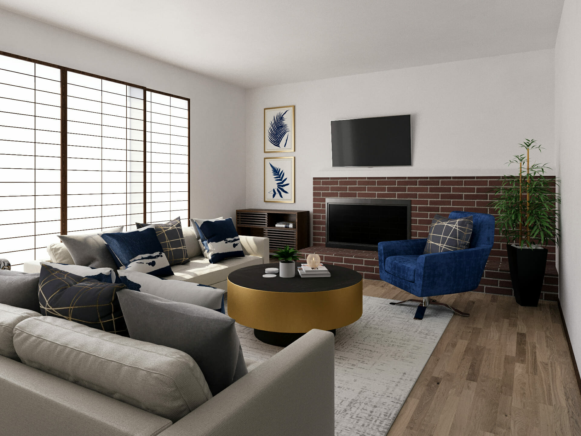 modern living room online design
