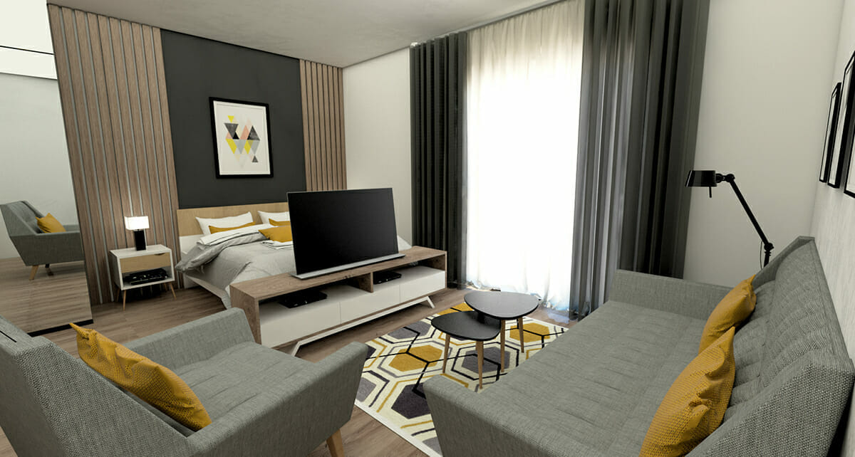 interior designer spotlight studio apartment design