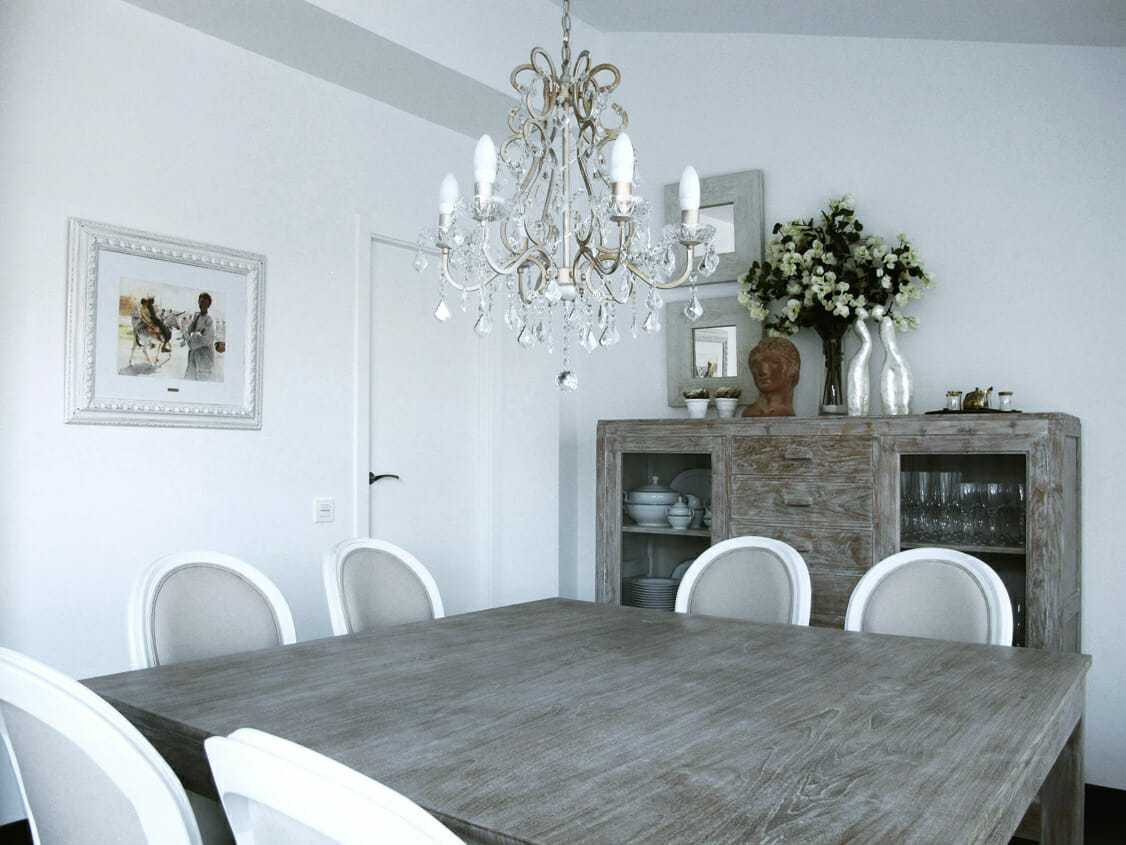 antique furniture dining room - decorilla designer marisa g