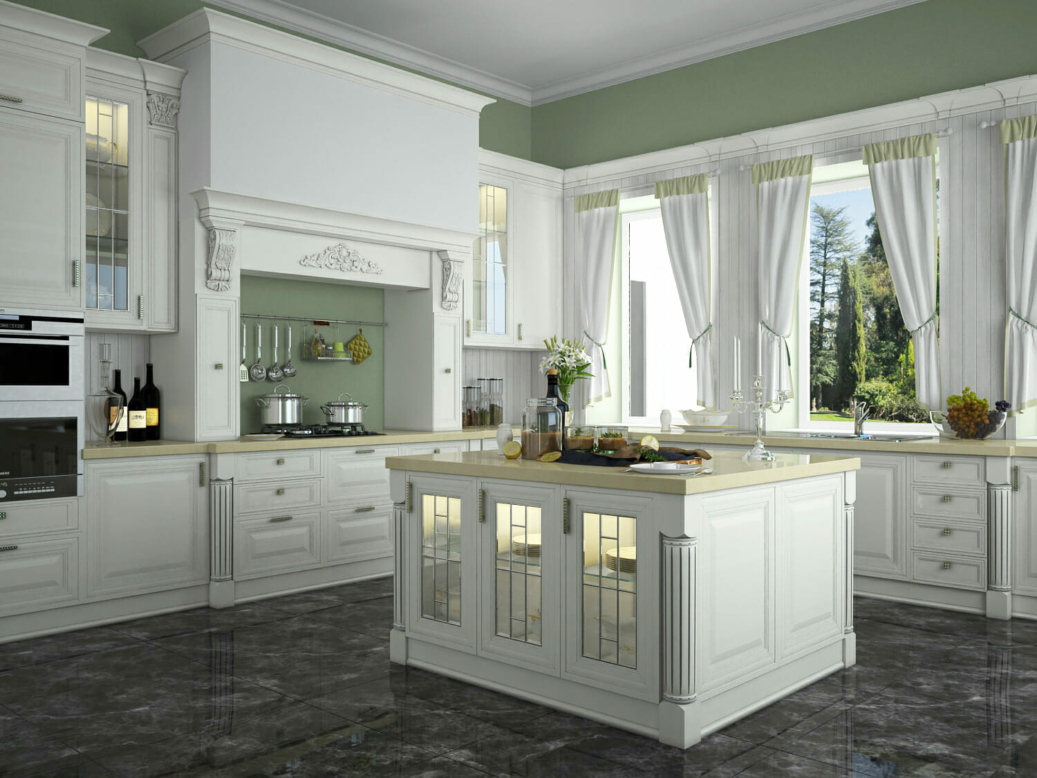 benjamin moore paint colors french kitchen rendering