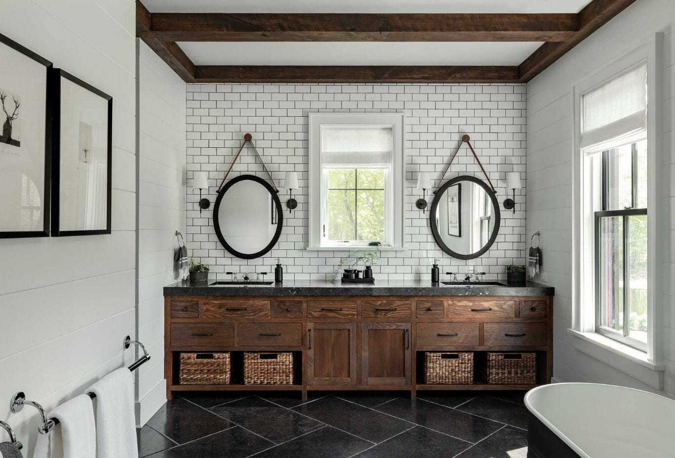 2019 bathroom trends modern farmhouse