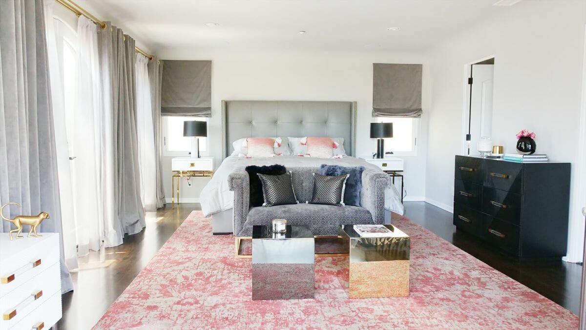 Modern Bedroom Interior Designer Lauren San Diego