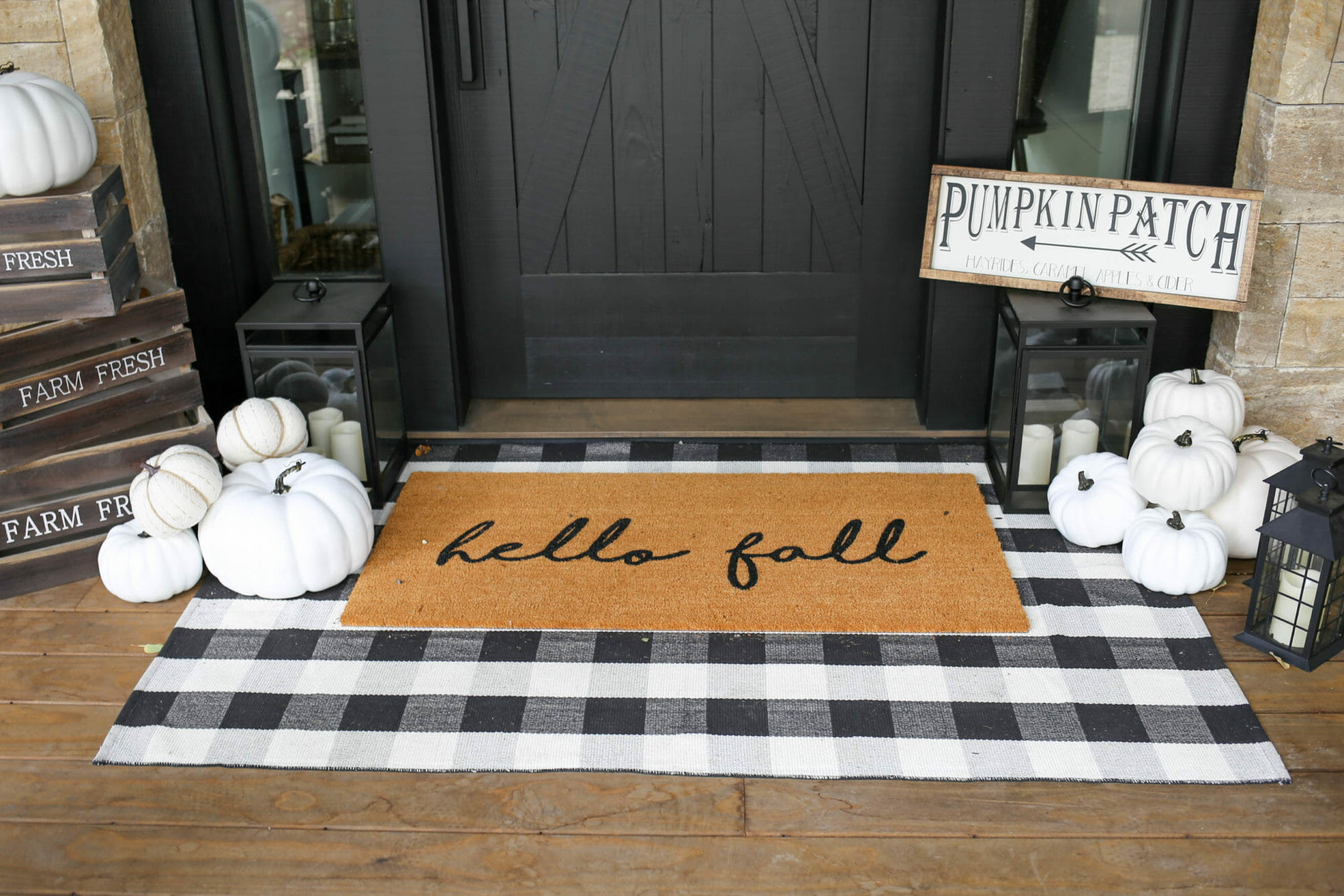 thanksgiving decorations 2019 - fall front porch