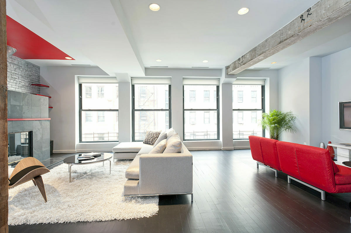 Contemporary loft interior design NYC by Decorilla designer Joyce T