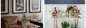 bar cart styling ideas with tools