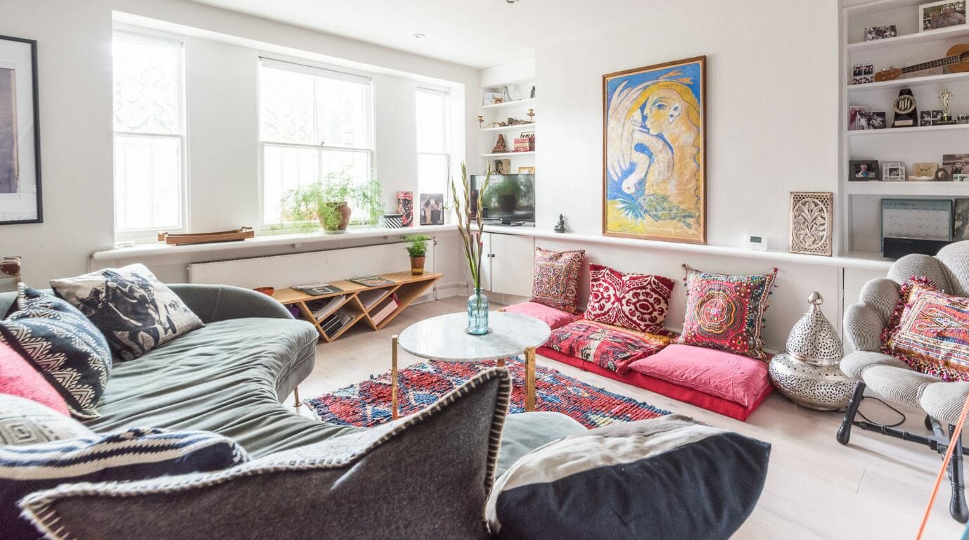 bohemian sitting room