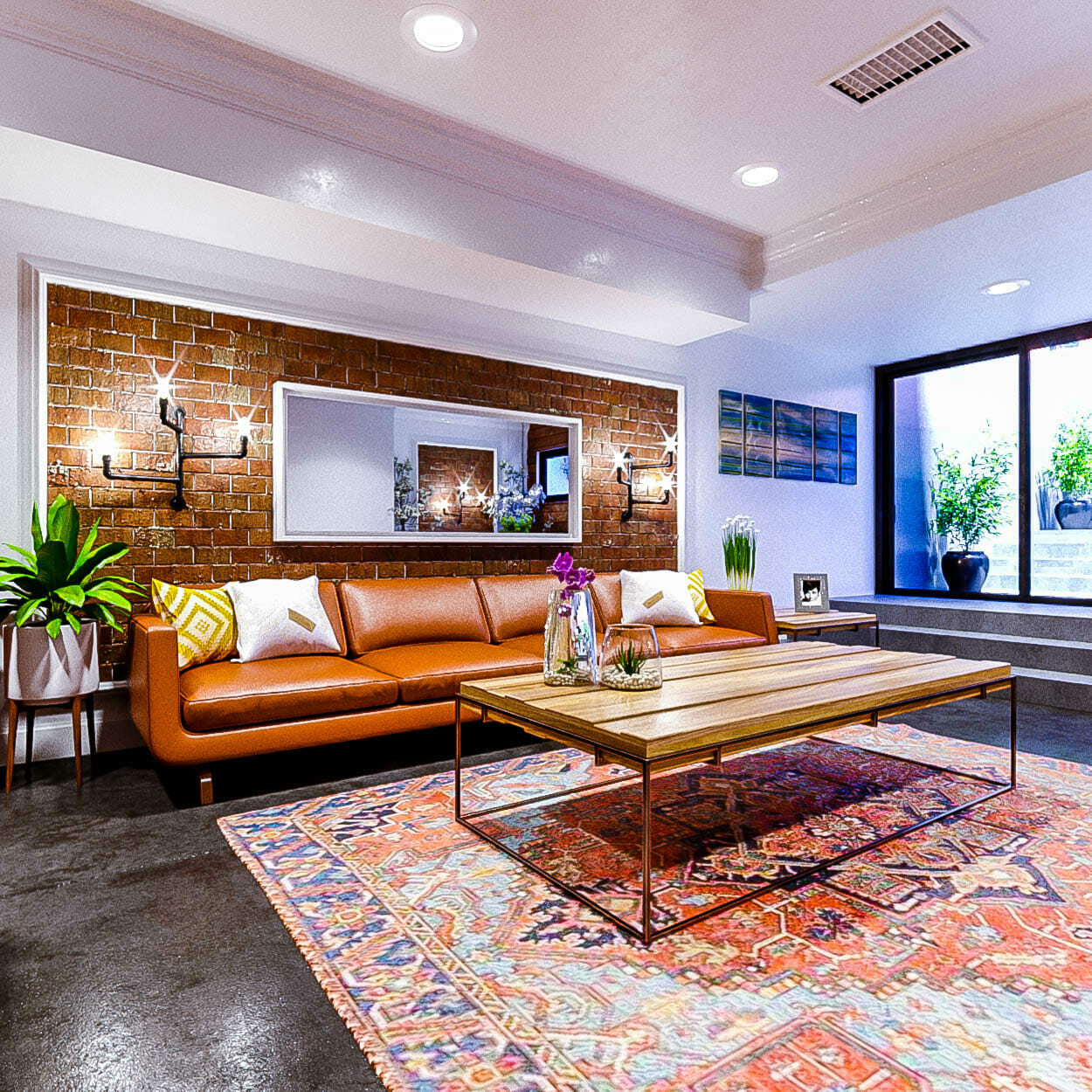 boho living room