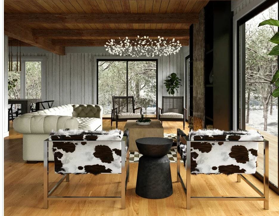 modern rustic living room ideas