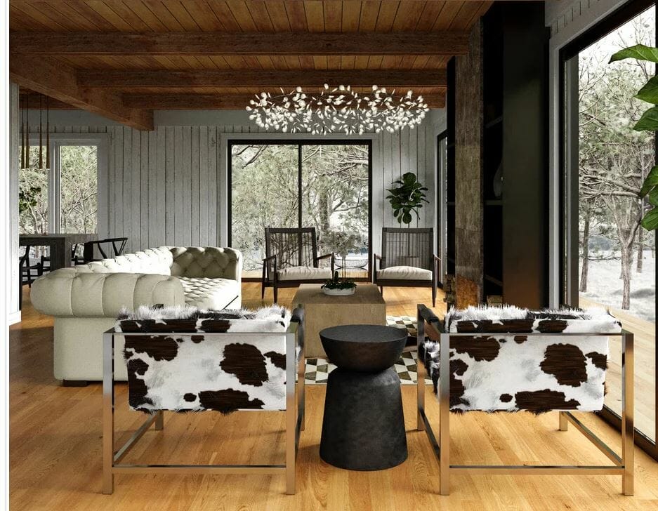 Modern Rustic Living Room Design