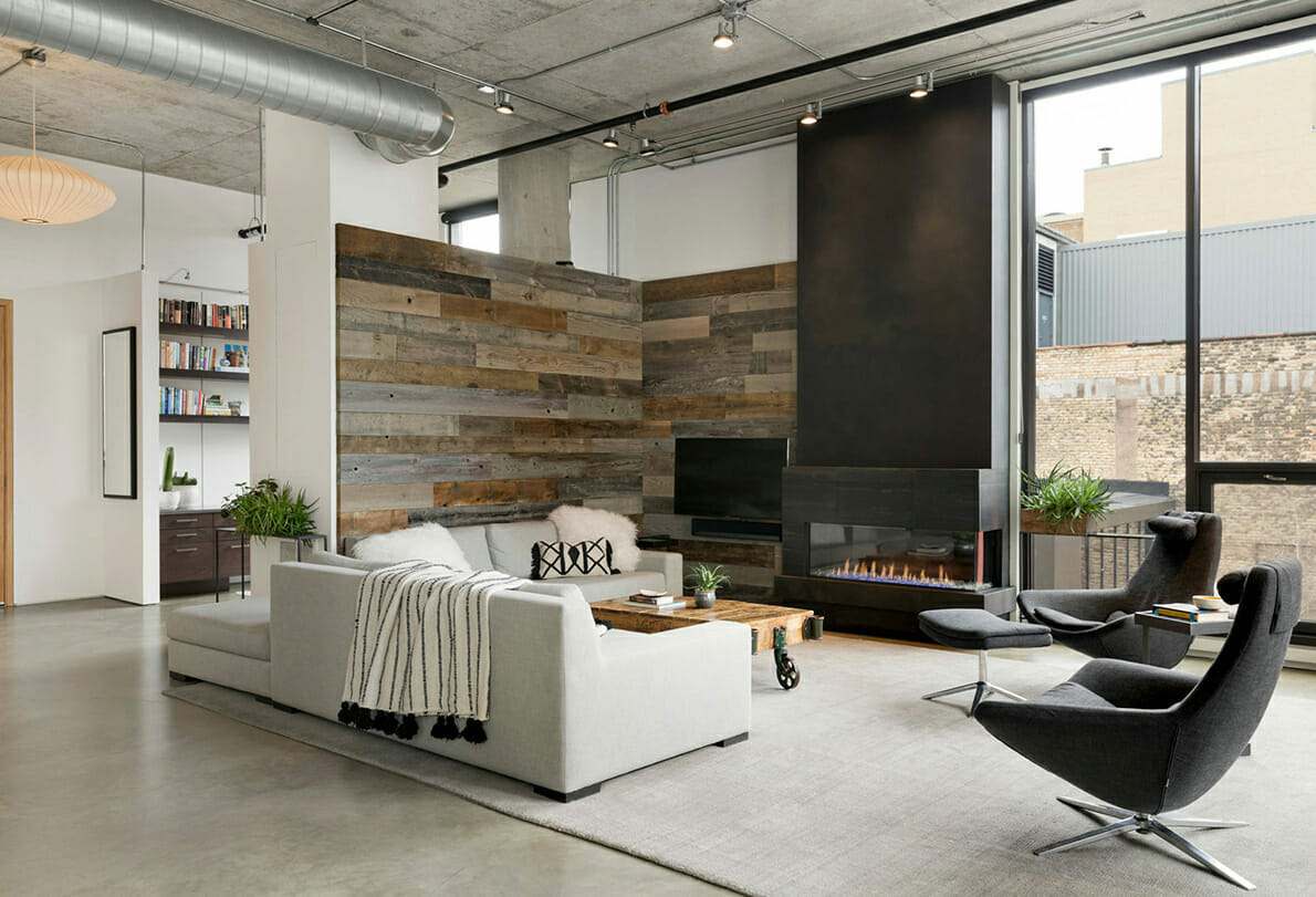 rustic industrial style decor