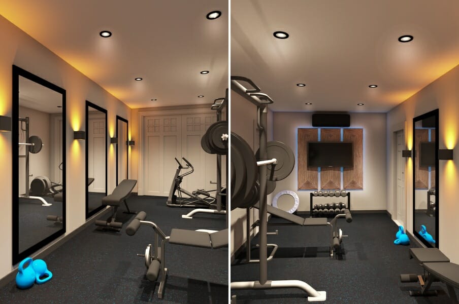 Top 10 Home Gym Design Ideas & Tips to Amp Up your Workout - Decorilla