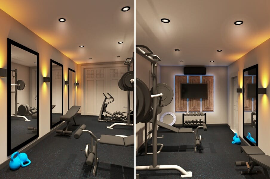 Garage Conversion Home Gym Design Ideas