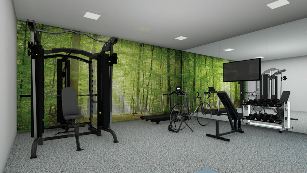 Nature Inspired Home Gym Design Ideas