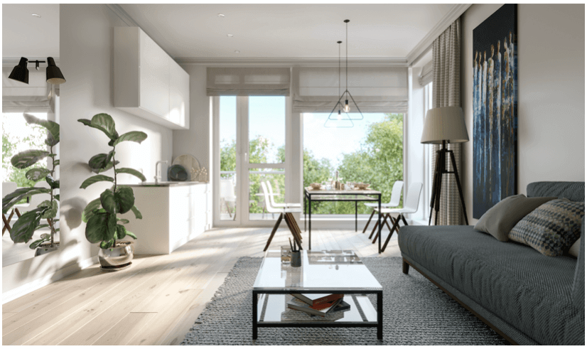 tiny New York apartments living room design ideas