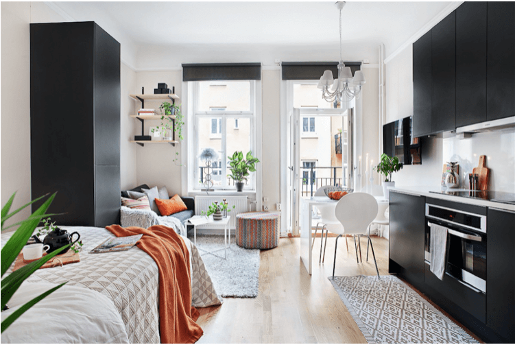 6 Studio Apartment Design Ideas to Maximise your Space