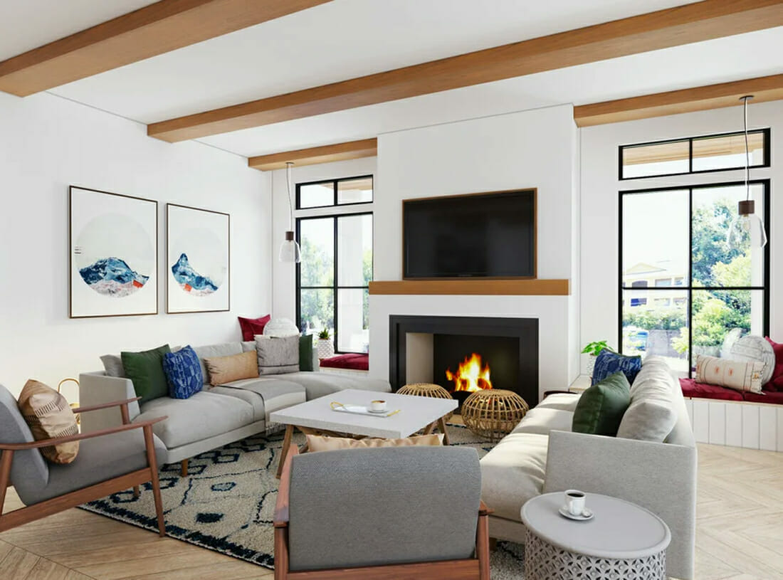 Modern Rustic Living Room