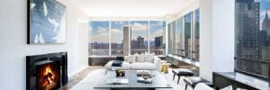 Minimalist white interior design for a small condo