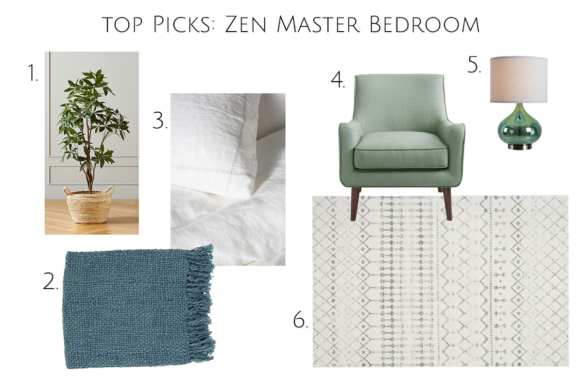 Zen master bedroom online interior design furniture top picks