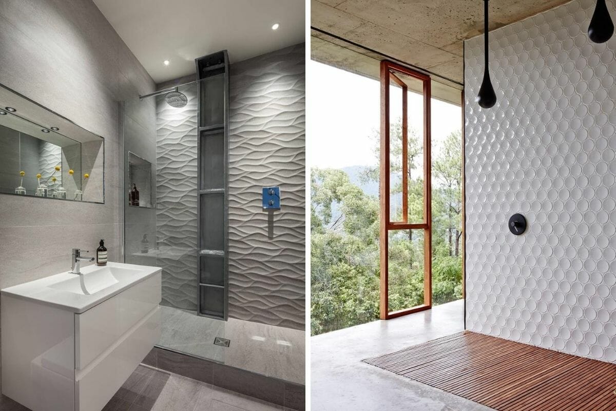 3D Shower tile ideas