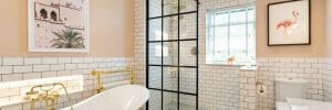 Bathroom tile ideas with a vintage vibe