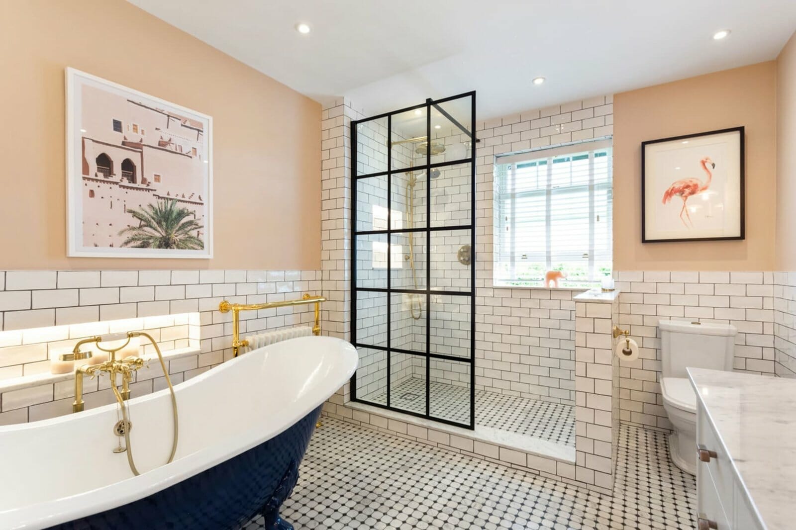 Bathroom tile ideas with a vintage vibe