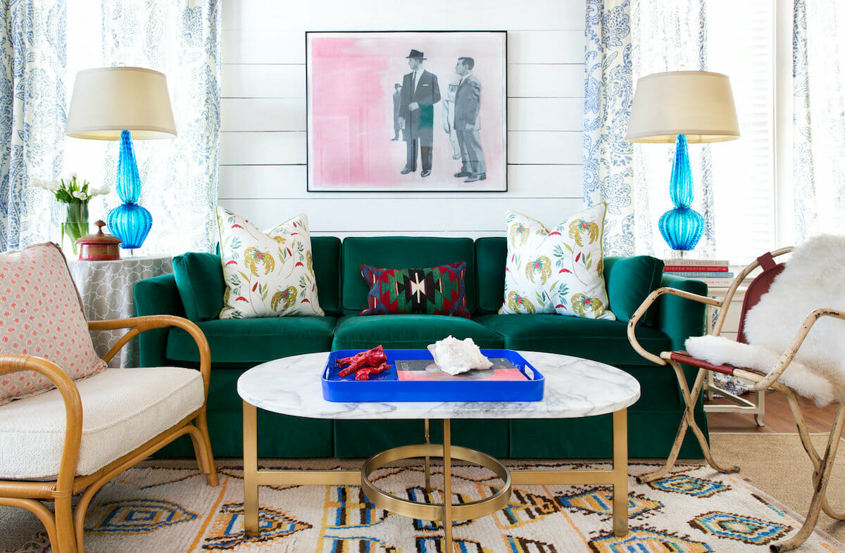 Design éclectique par la firme de design d'intérieur Austin Avery Cox