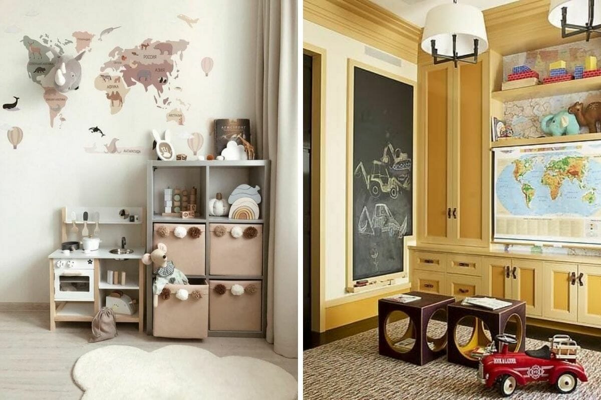 Educational Kid's bedroom interior design